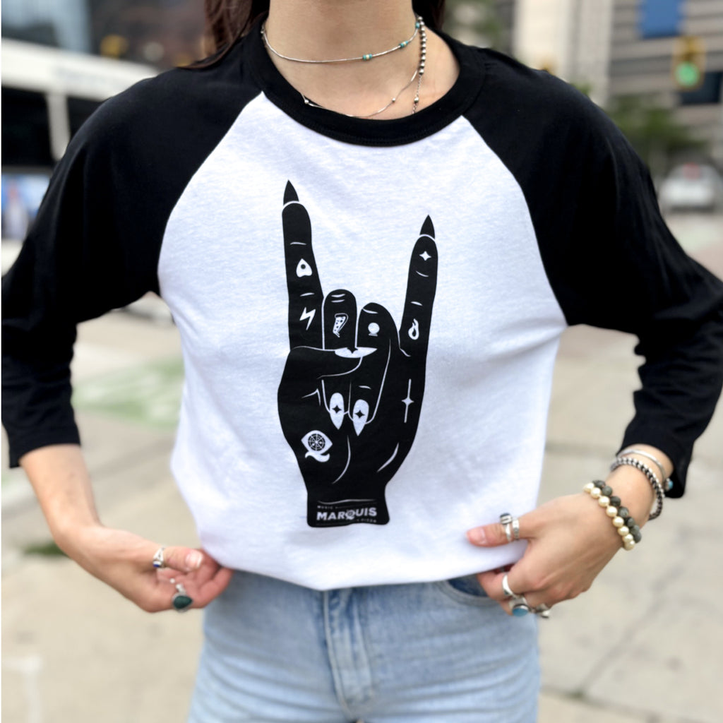 Rock On Baseball Tee